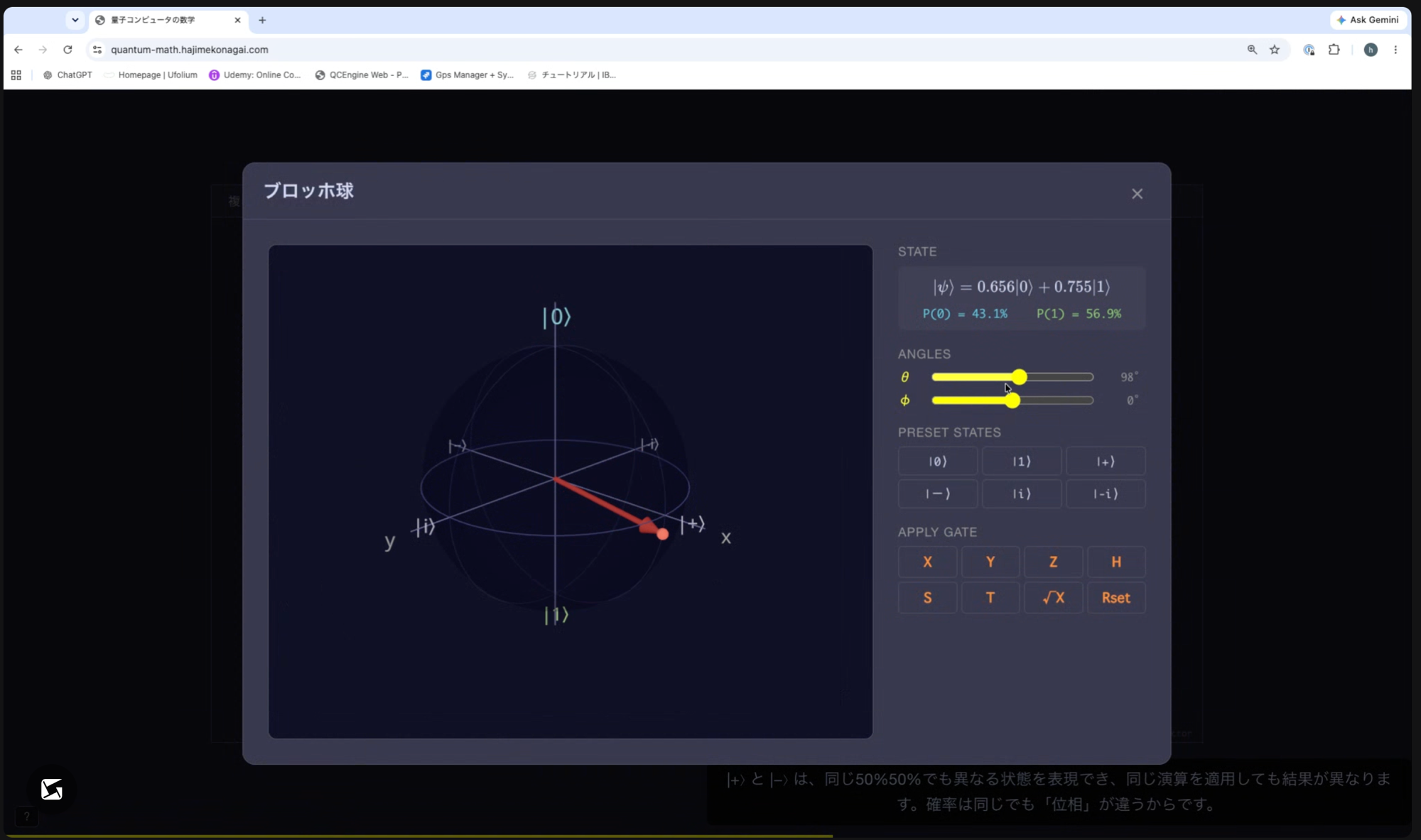 量子コンピュータのための数学入門|量子ビット・ブロッホ球・量子ゲートをやさしく解説